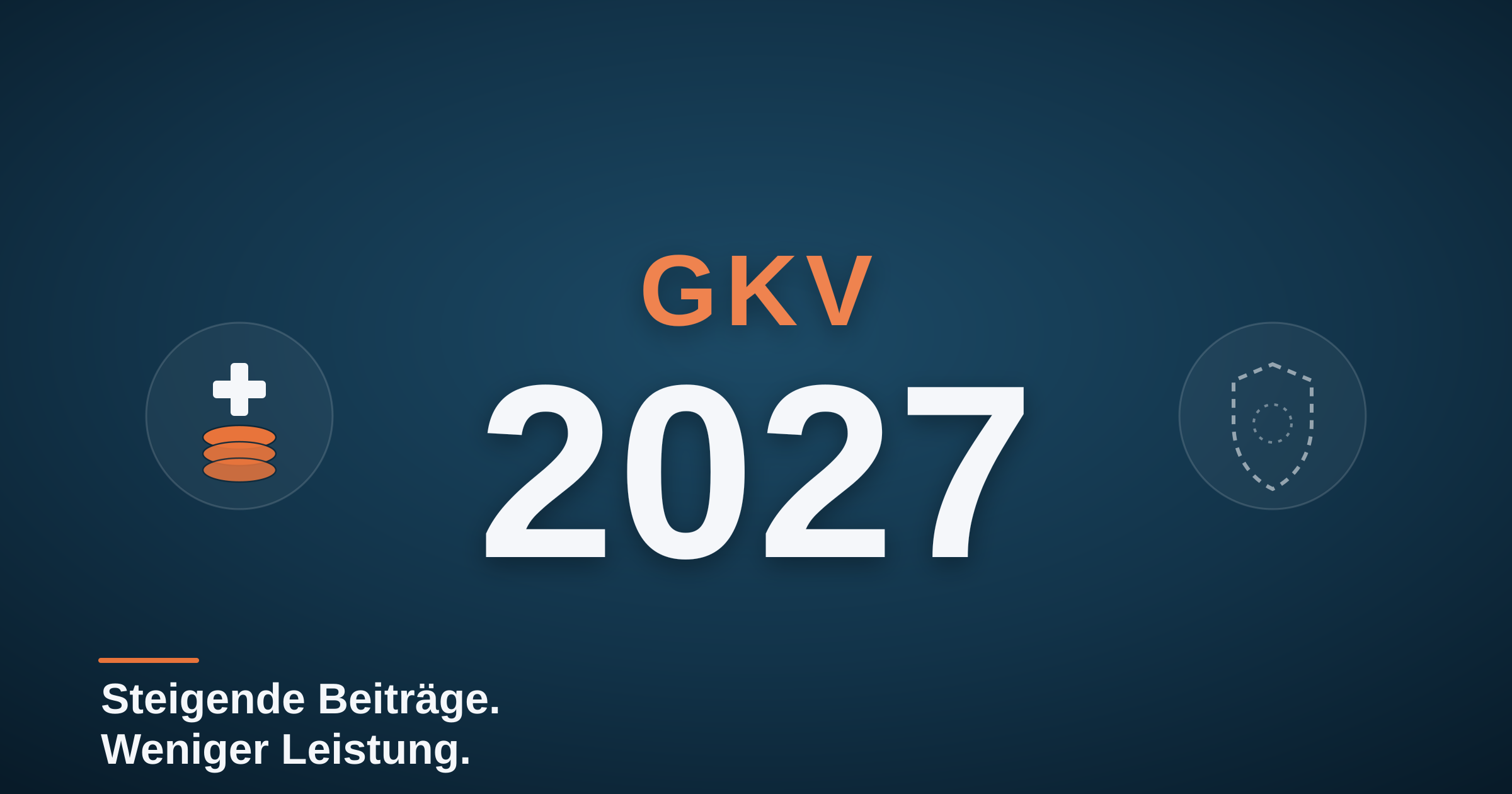 GKV-Reform 2027: steigende Beiträge, weniger Leistungen